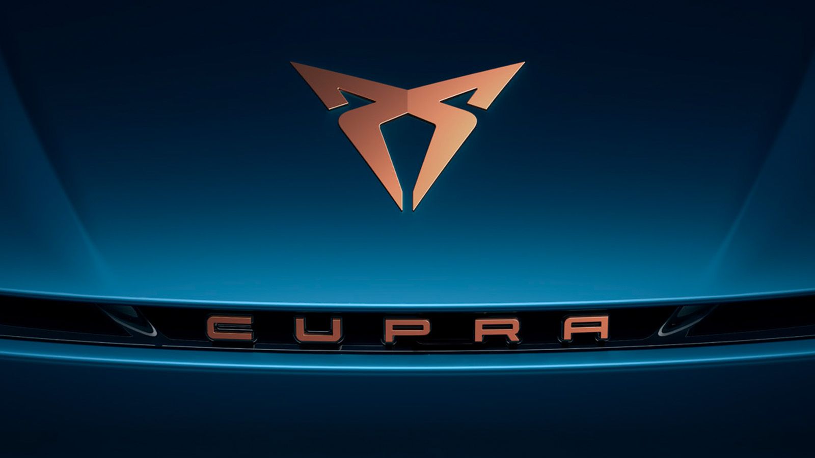 De oorsprong van CUPRA, het CUPRA logo op de voorkant van de CUPRA Born