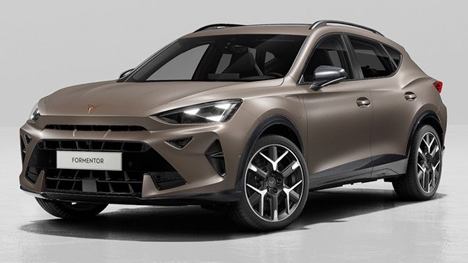 De nieuwe CUPRA Formentor VZ Extreme in Century Bronze mat