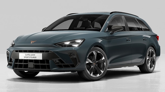 De nieuwe CUPRA Leon Sportstourer Business in Graphene Grey