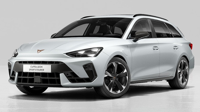 De nieuwe CUPRA Leon Sportstourer Essential in Nevada White